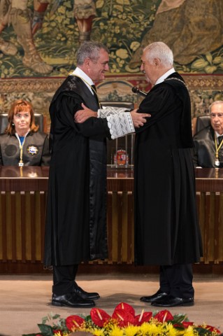 Acto solemne de toma de posesión del magistrado del Tribunal Constitucional, José María Macías Castaño